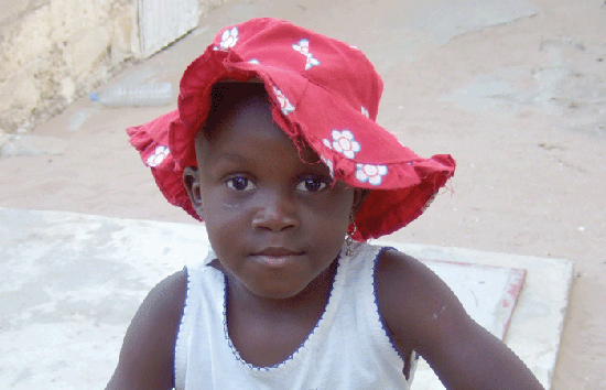 Picture of a little Senegalese girl